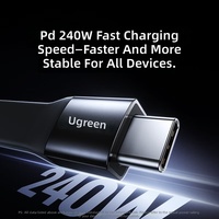 Cable de Datos USB4 de 8 Pines para Disco Duro, USB-C a USB-C, PD240W, 40Gbps, Transmisión 8k, Línea Completa de Funciones