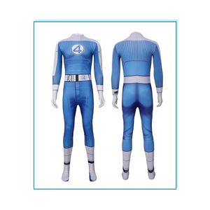 Disfraz de Cosplay de Los Cuatro Fantásticos de Haowu, Traje Musculoso Azul, Atuendo para Fiesta de Halloween - Product Image 2