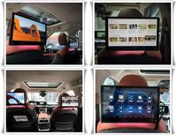 Moniteur de voiture rabattable de 11,6 pouces, grand angle, écran tactile, montage sur toit, moniteur pour siège arrière de voiture