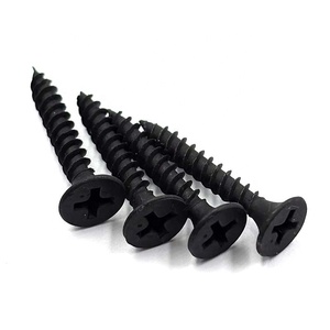 สกรูยิปซัมหัวแตรเคลือบฟอสเฟตสีดำคุณภาพสูง - Product Image 6