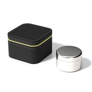 VA Soft Touch Wholesale UV White Round Metal Herbal Smoking 3 Couches Céramique Ultra Tobacco Herb Grinder - Product Image 5