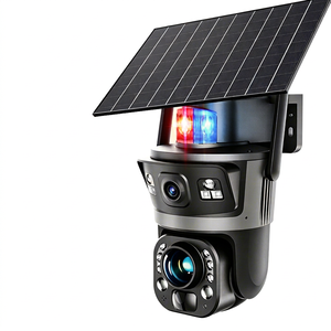 Cámara de Seguridad CCTV Inalámbrica para Exteriores con Zoom Óptico de 36X, Cámara PTZ de Red con Doble Lente Solar - Product Image 1