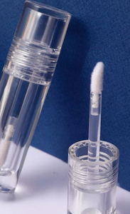 Conteneur d'huile à lèvres transparent en plastique avec logo personnalisé <span class=keywords><strong>ISMAN</strong></span>, mini tube transparent pour gloss à lèvres, emballage cosmétique, applicateur avec embout brosse, 2 ml - Product Image 4