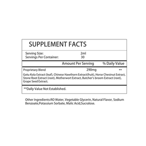 OEM ODM Custom Grape Seed Extract Supplement Heart Health Liquid Drop Circulation Balance Support Liquid Drops for Adults - Product Image 2