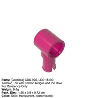 Gobricks Pièces de briques en vrac GDS-925 Vente en gros Connecteur à broche LDD 15100 avec 1 broche pour blocs de construction