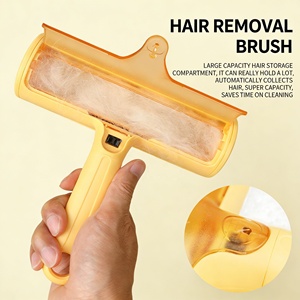 Rouleau Brosse Pliable en Caoutchouc <span class=keywords><strong>Anti</strong></span>-Statique pour Éliminer les Poils d'Animaux, Idéal pour Plusieurs Animaux Domestiques et le Nettoyage des Meubles à la Maison - Product Image 4