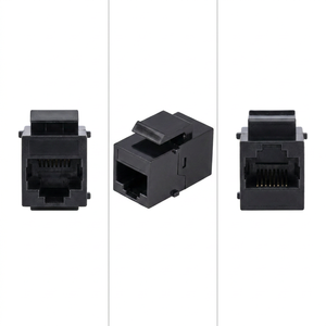 Connecteur Keystone RJ45 Cat6 Noir à 90 Degrés Sans Outil, Module Ethernet UTP Facile à Installer pour Réseau Domestique, Bureau et Centre de Données - Product Image 6