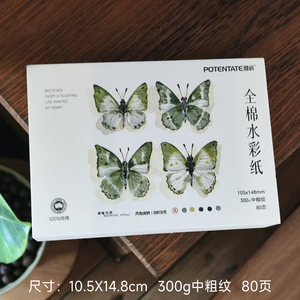 Potentate <span class=keywords><strong>Bloc</strong></span> <span class=keywords><strong>de</strong></span> <span class=keywords><strong>papier</strong></span> <span class=keywords><strong>aquarelle</strong></span> 100% coton sans acide pressé à froid 300 g/m² - Product Image 2