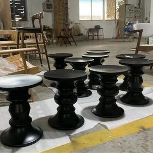 Tabouret de repose-pieds en bois massif de Style nordique <span class=keywords><strong>Table</strong></span> de chevet créative Simple assis tabouret <span class=keywords><strong>à</strong></span> <span class=keywords><strong>langer</strong></span> <span class=keywords><strong>Table</strong></span> basse en bois de caoutchouc pur - Product Image 3