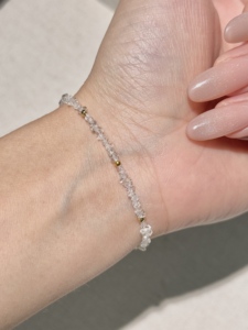 UM Jewelry 925 Silver Trendy Geometric <b>Beaded</b> <b>Bracelet</b> for Unisex Daily Wear and Gift - Product Image 3