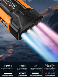 แบตเตอรี่รถยนต์แบบพกพา150PSI 4000A คอมเพรสเซอร์แอร์99800มิลลิแอมป์ต่อชั่วโมงแบตเตอรี่รถยนต์แบบใช้แก๊ส/10L ดีเซล12โวลต์ - Product Image 6