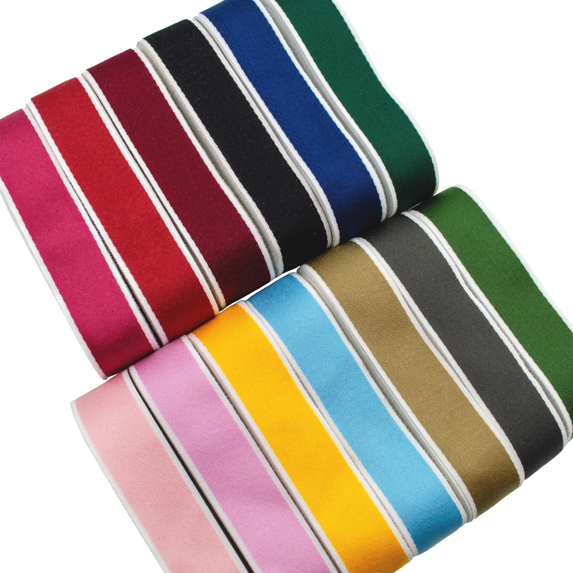Gordon Ribbons Factory Customized White Edge High Texture Satin Ribbon Korean Ribbon for Gift Wrap Decoration Packaging Bags