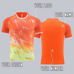 Voorraad 2526 Nieuwe Trui Top Voetbal Trainingspak Sneldrogende Digitale Print Ronde Hals Aangepaste Teamnaam/Nummer Voor Individuen - Product Image 4