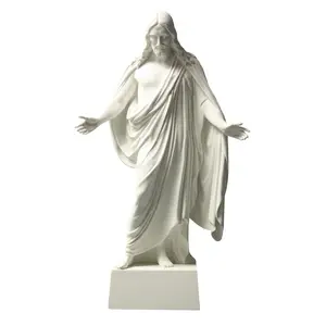 Estatuas religiosas de mármol de piedra griega tallada a mano para exteriores, estatua de figura grande, estatua de mármol blanco a la venta griega