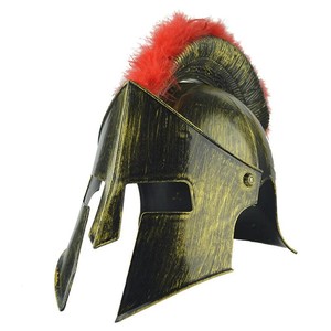Casque de gladiateur romain antique en plastique, casque de soldat romain pour adulte, pour cosplay, fêtes et accessoires théâtraux - Product Image 5