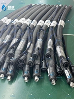 Tuyau chauffant en PTFE avec spécifications personnalisées, qualité assurée pour la ligne de distribution de colle robotisée automobile