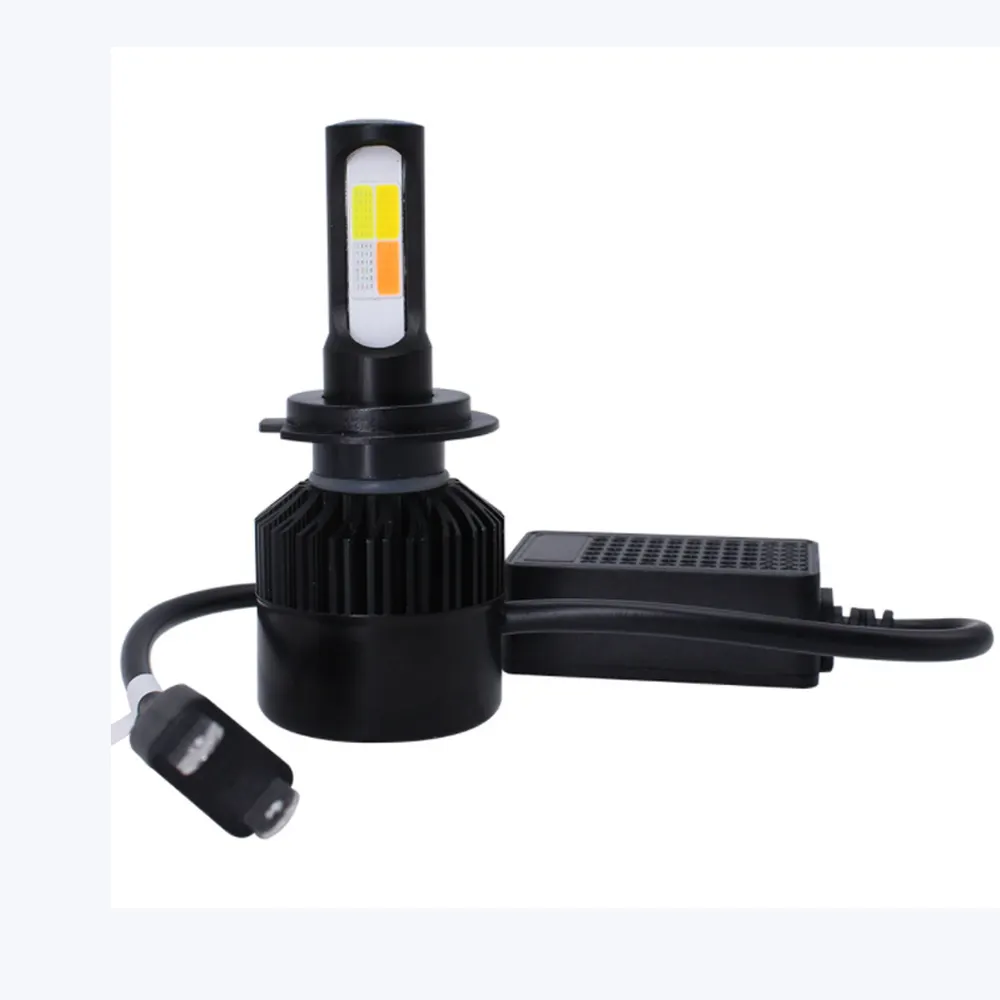 4 Colors Flash LED Headlight Bulbs h11 LED Headlight Conversion Kits COB Auto Change Front Fog Light Driving Light