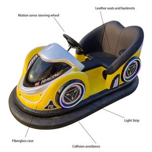 Nuevo Coche de Choque Eléctrico Comercial para Niños 2024, Marca JDS, Capacidad de 100-500 kg, <5 Pasajeros, Modelo 11-137, para Escuelas - Product Image 4