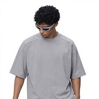 T-shirt pour homme avec imprimé ours de dessin animé - Manches courtes 100% coton Col rond Écologique Séchage rapide Décontracté