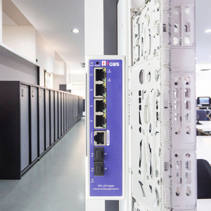 ฮับอุตสาหกรรมอัจฉริยะแบบ POE |   พอร์ต 4x30W + 2xFiber 64G พร้อมรางยึดสำหรับสวิตช์ - Product Image 3