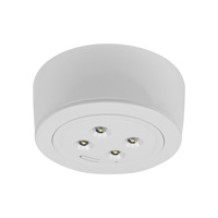 Plafonnier LED d'urgence non alimenté, encastré / à montage en saillie, 1W, autonomie 3H, avec batterie rechargeable