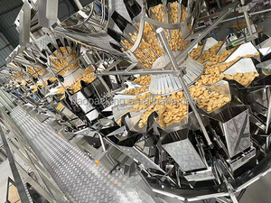 Tốc độ cao 1.3L Dimple 10 đầu định lượng máy tính quy mô Kết hợp định lượng tự động multihead định lượng thực phẩm nhỏ máy đóng gói - Product Image 2