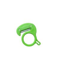 Veiligheidsringknipper met rode kunststof handgreep voor doe-het-zelf & industrieel gebruik, roestvrijstalen vingerknipmes