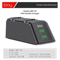 Contrôleur de chargement PS4 avec indicateurs LED Station d'accueil de chargeur pour jeux vidéo Ps4 manette de jeu