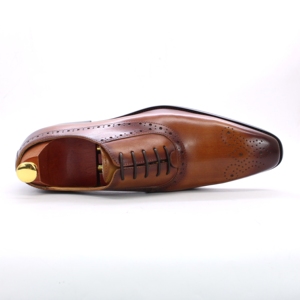 รองเท้าหนังเสริมส้น Felix Chu Classic สำหรับผู้ชาย - Product Image 6