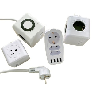 US/EU/America Standard Multi Functional Socket Cube <b>Adapter</b> Socket Phone <b>Wireless</b> Charging Socket - Product Image 2