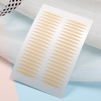 Koreaanse konijnen-ooglidpleister van vleeskleurig mesh, onzichtbaar, waterdicht, langdurig, stevige oogsticker, maat S voor beginners