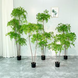 120 <span class=keywords><strong>cm</strong></span> 4 pieds intérieur verdure plastique Nantian <span class=keywords><strong>bambou</strong></span> plante nordique haute qualité artificielle Nandina arbre - Product Image 4