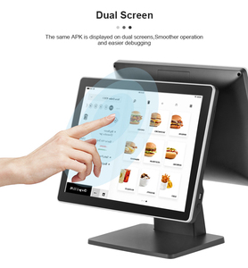 Caja registradora negra con pantalla LCD de 15 pulgadas Plain <span class=keywords><strong>G</strong></span> Touch y audio para restaurante - Product Image 3