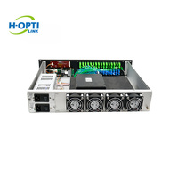 Hengchi HCEA-1550-32*23 EDFA de 1550nm CATV WDM de 16 Puertos y 23dbm para Red 4G, Protocolo TCP/IP, Modo Único