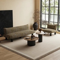 Vente directe usine – Fauteuil de salon paresseux style artistique rétro français, personnalisable