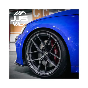 JJSEES Jantes Monobloc Personnalisées en Noir Brillant 19/20/22 Pouces 5x114.3/5x120 pour Voitures JDM & Européennes Nouvelle Alliage d'Aluminium - Product Image 1