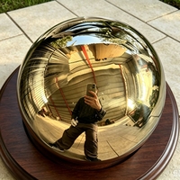 Boule de cuivre, boule de cuivre creuse polie miroir, personnalisable avec des diamètres allant de 200 à 3000 mm