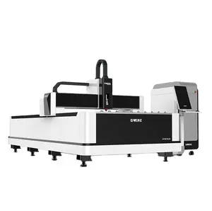 Lit en fonte 3015 machine de découpe laser à fibre autofocus haute valeur