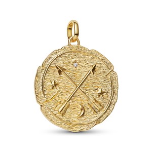 NUEVO Charm Medallón <span class=keywords><strong>Pandora</strong></span> de Plata de Ley S925 con Baño de Oro de 14k <span class=keywords><strong>ME</strong></span> Charm - Product Image 4