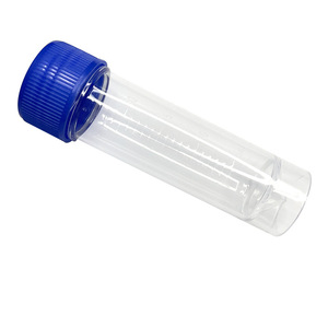 Gobelet doseur Wei Hong 25 ml en PS transparent avec bouchon à vis, type haut et mince pour échantillons - Product Image 4