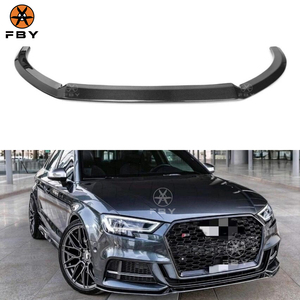 ขอบกันชนหน้าคาร์บอนไฟเบอร์สำหรับรถ <span class=keywords><strong>Audi</strong></span> <span class=keywords><strong>A3</strong></span> S3 <span class=keywords><strong>S</strong></span> <span class=keywords><strong>Line</strong></span> 2017-<span class=keywords><strong>2019</strong></span> - Product Image 1