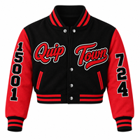 Veste universitaire personnalisée pour hommes, veste de baseball brodée, veste bomber personnalisée pour équipe scolaire