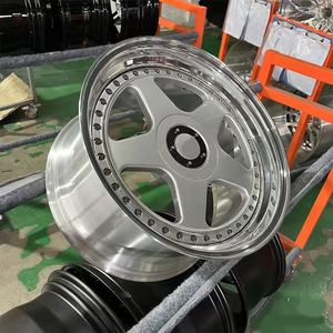 Jantes forgées 2 pièces haute résistance 6061 T6 JDM Euro Car 17 18 19 20 21 22 pouces 5x100 5x108 5x112 5x114.3 5x120 5x130 Groupe VW - Product Image 4