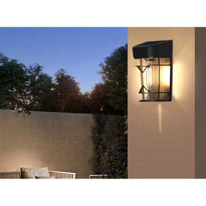 Solar <b>Outdoor</b> Wall Lamp Filament <b>Bulb</b> Waterproof For Courtyard Balcony Stair Street <b>Lighting</b> - Product Image 4