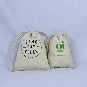 Customizable Biodegradable Organic Cotton Drawstring Bag Durable Small Pouch for <b>Candles</b> for Crafts <b>Photos</b> Stickers Gifts-GOTS - Product Image 2