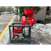 Broyeur de céréales multifonctionnel à alimentation par carburant, machine à pulvériser les épices sèches et humides, y compris le piment