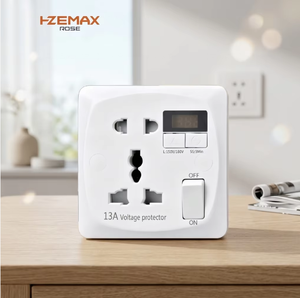 Protezione da sovratensione regolabile AC 220V, presa UK 13A, doppia presa universale, dispositivo di protezione da sovratensione - Product Image 2