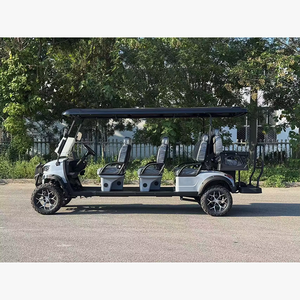 Voiture de golf électrique de haute qualité 4+2 places, longue portée, scooter <span class=keywords><strong>tout</strong></span>-<span class=keywords><strong>terrain</strong></span> pour la chasse, véhicule - Product Image 2