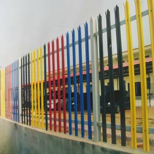 عرض ساخن 2024 للبيع، سور سور ستيل للأسوار، للبيع / سور أمان من الصلب اللامع بطول 2.4 متر على شكل W، من المصنع - Product Image 2