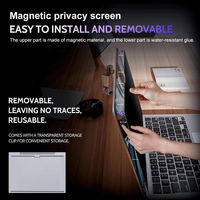 Pantalla de Privacidad Magnética para MacBook Air de 15 Pulgadas (2023-2025 M2 M3 M4) A2941 A3114 A3241, Filtro Mate Extraíble para Mac Air 15.3"